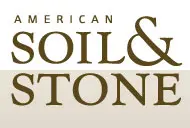 Logo featuring the text 'American Soil & Stone' in elegant font.